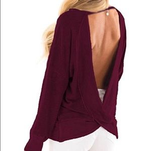 Backless sweater by Yingkis - size L